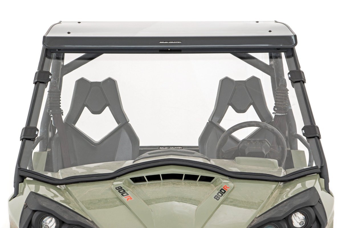 Can-Am Commander Max 1000 Full Windshield - Rough Country - Scratch Resistant - '11-'18